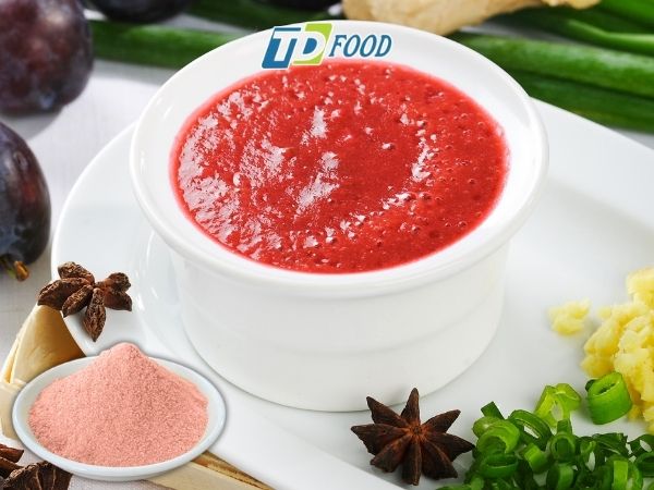 Ứng dụng bột xí muội TD Food trong sản xuất tương xí muội